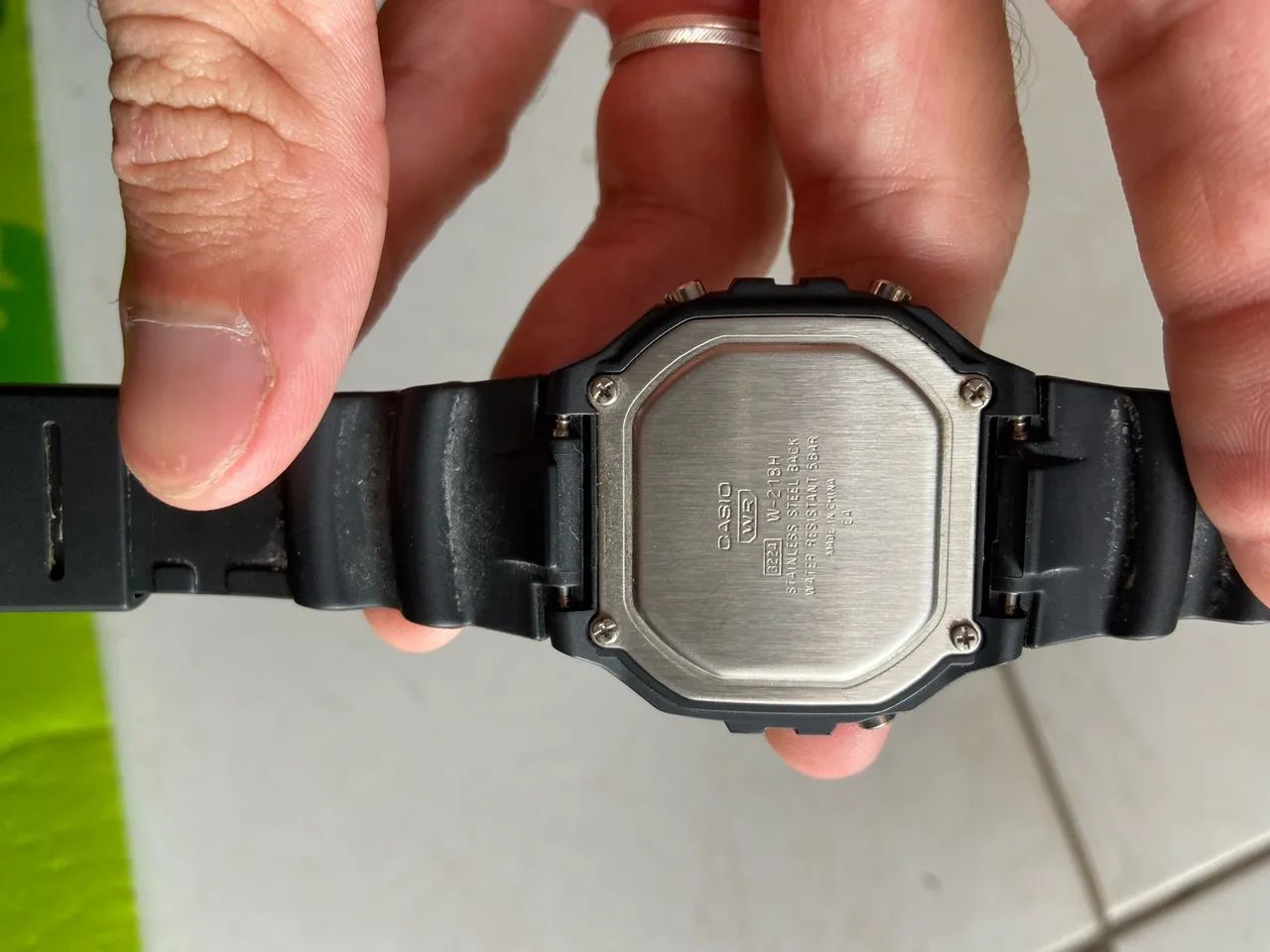 Relogio casio iluminator W218H 1AV - Foto 3