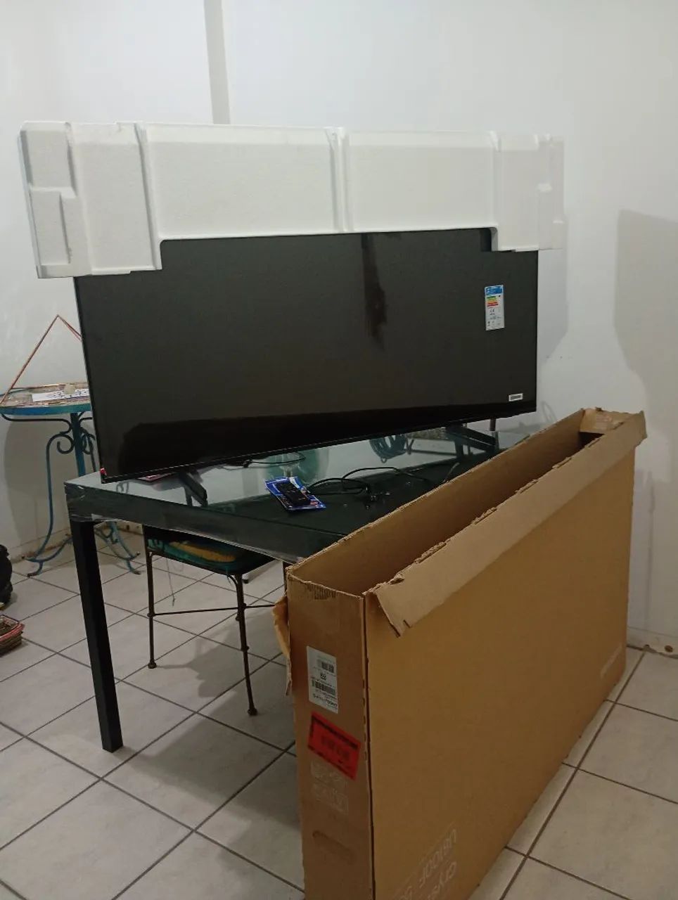 Smart TV Samsung 55" Crystal 4K - Zera na Caixa! - Foto 5
