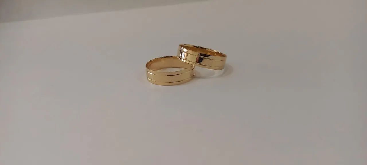 Aliança em ouro 