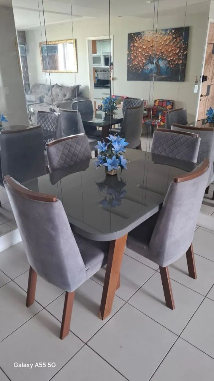Mesa de  jantar 4 cadeiras - Foto 5