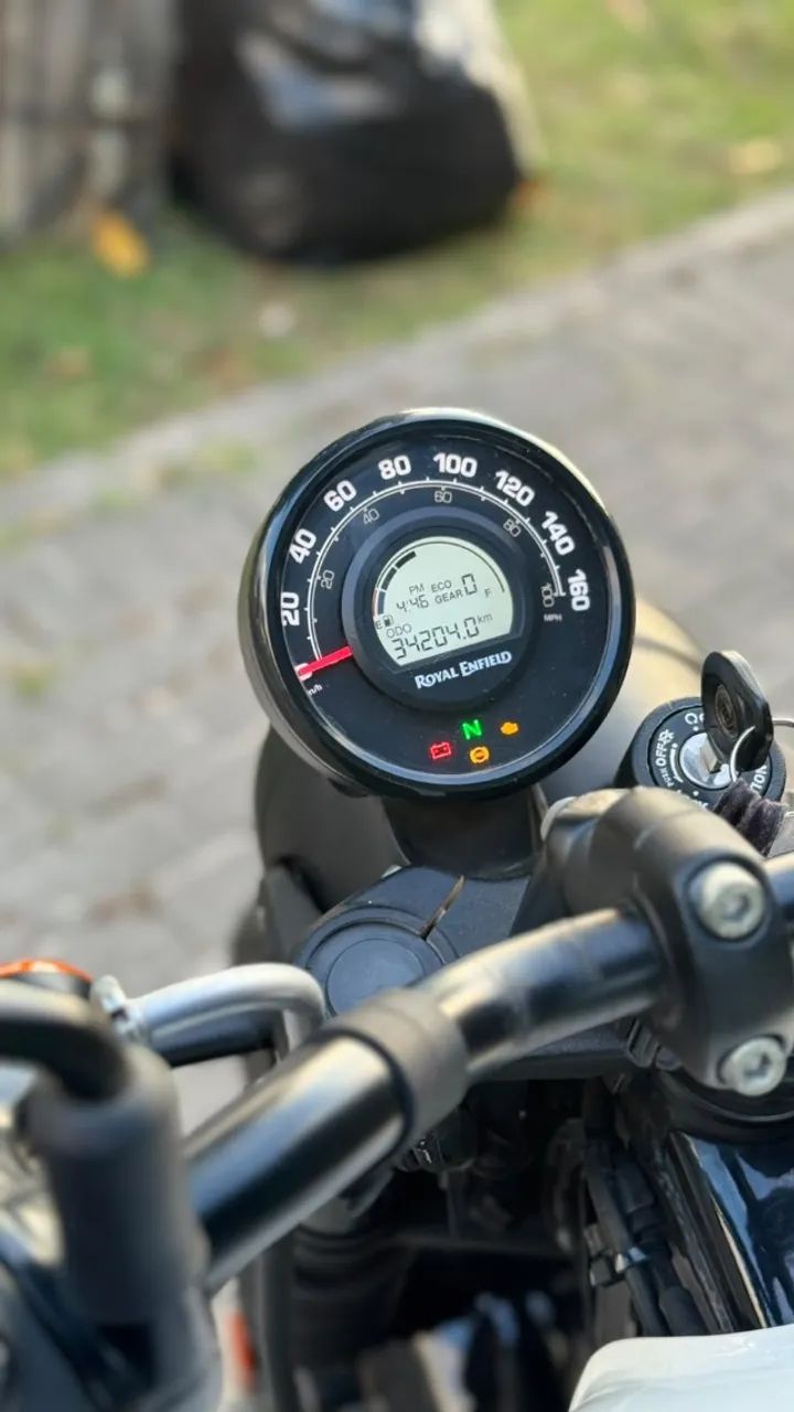 ROYAL ENFIELD HUNTER 350 DAPPER WHITE - Foto 3