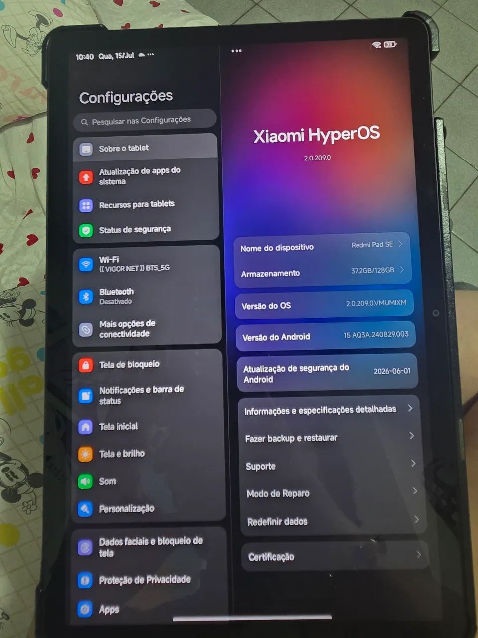Tablet Xiaomi Redmi Pad SE - 11" - Ótimo Estado