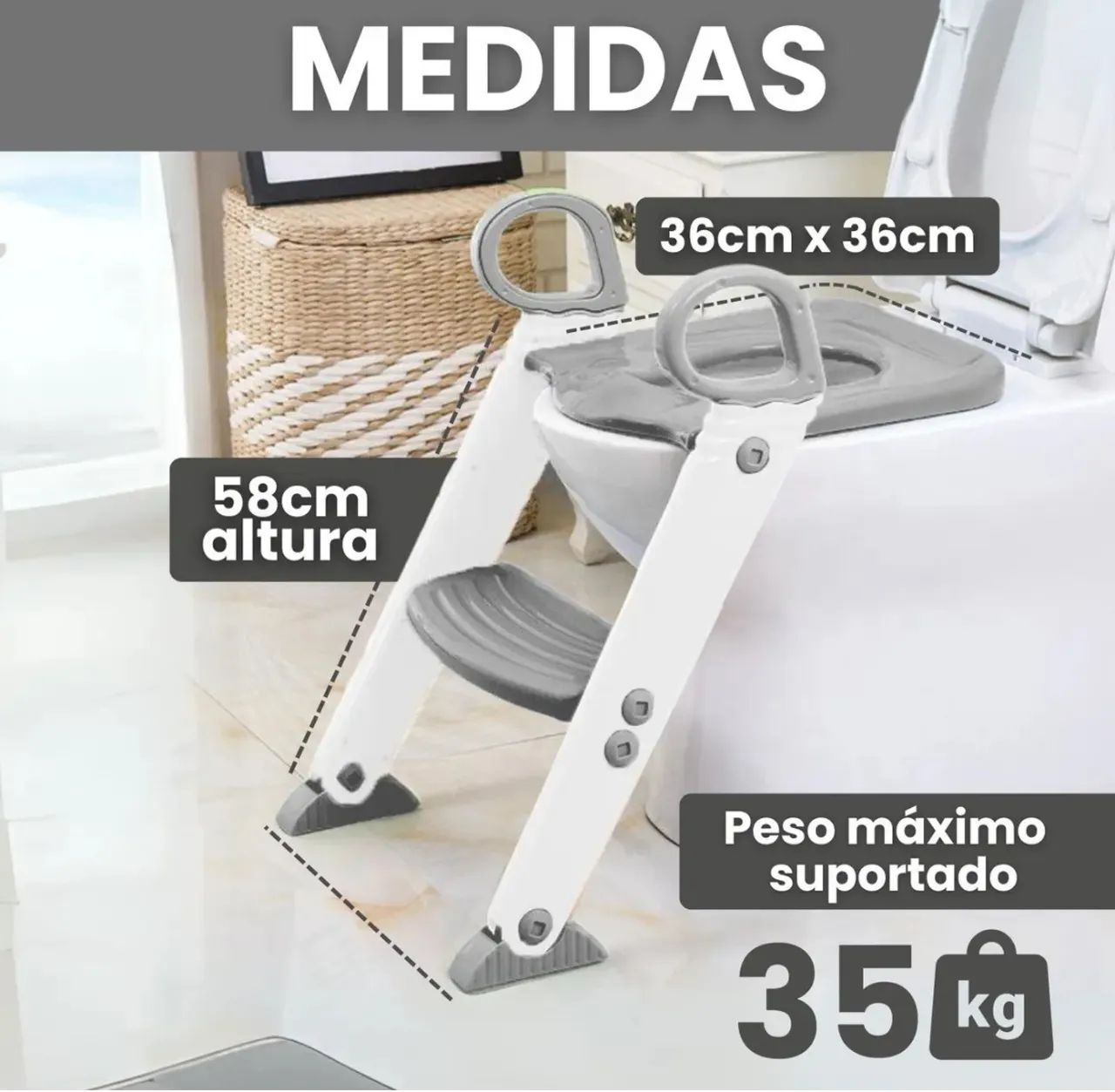 Redutor De Assento Infantil / Troninho - Foto 5