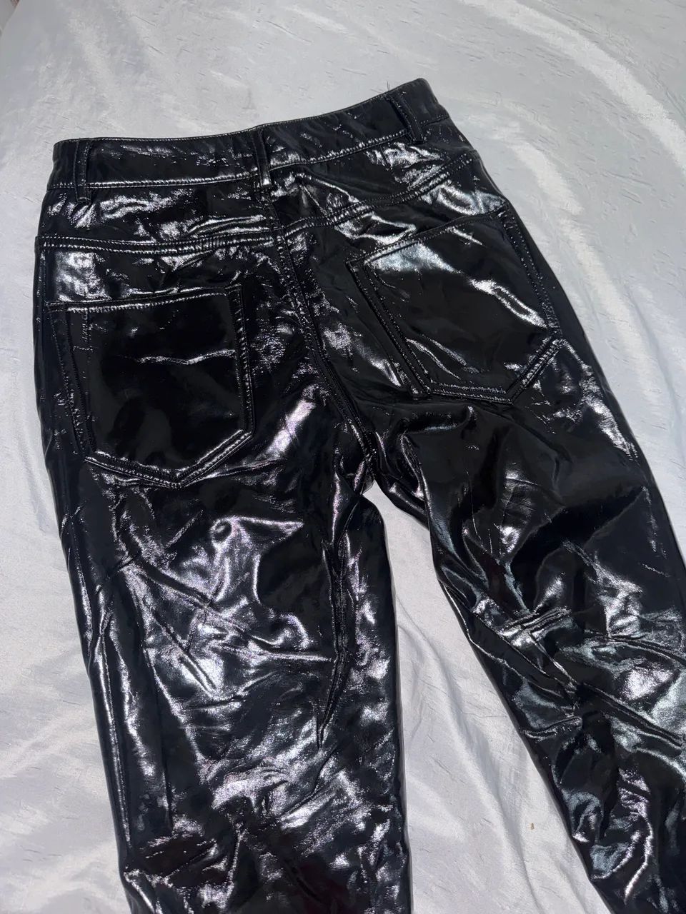 Calça de vinil feminina  - Foto 3
