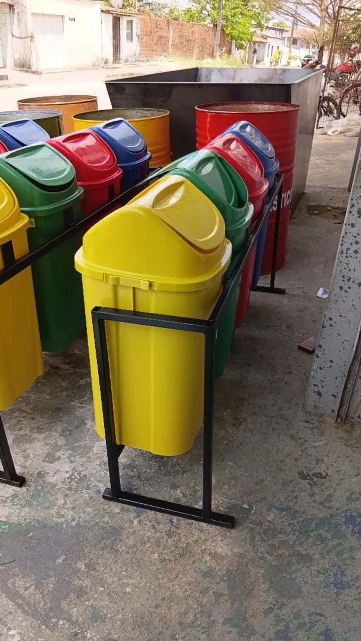 Lixeiras recicláveis  - Foto 4