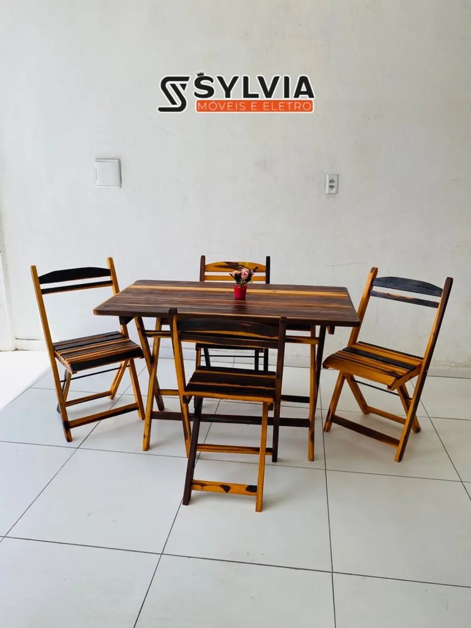 Conjunto dobrável 1,20x70 retangular  - Foto 4