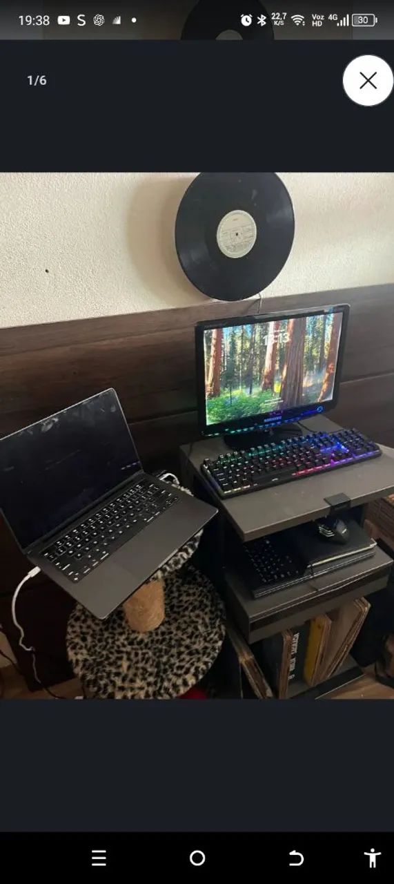 Macbook M3Pro 18gb - tela quebrada