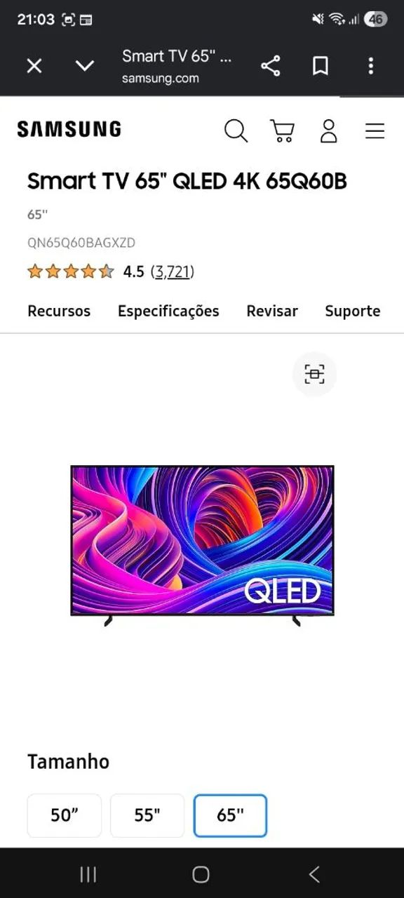 Tv 65 polegadas QLed 4K 65Q60B  - Foto 3