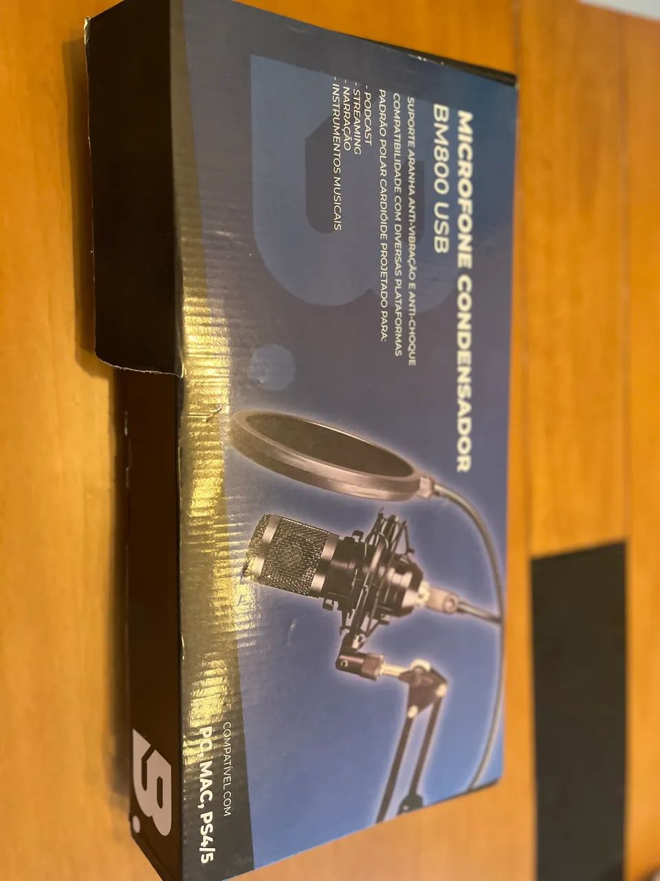 Microfone Condensador BMB800 USB + Kit Completo | Ótimo Estado - Foto 2