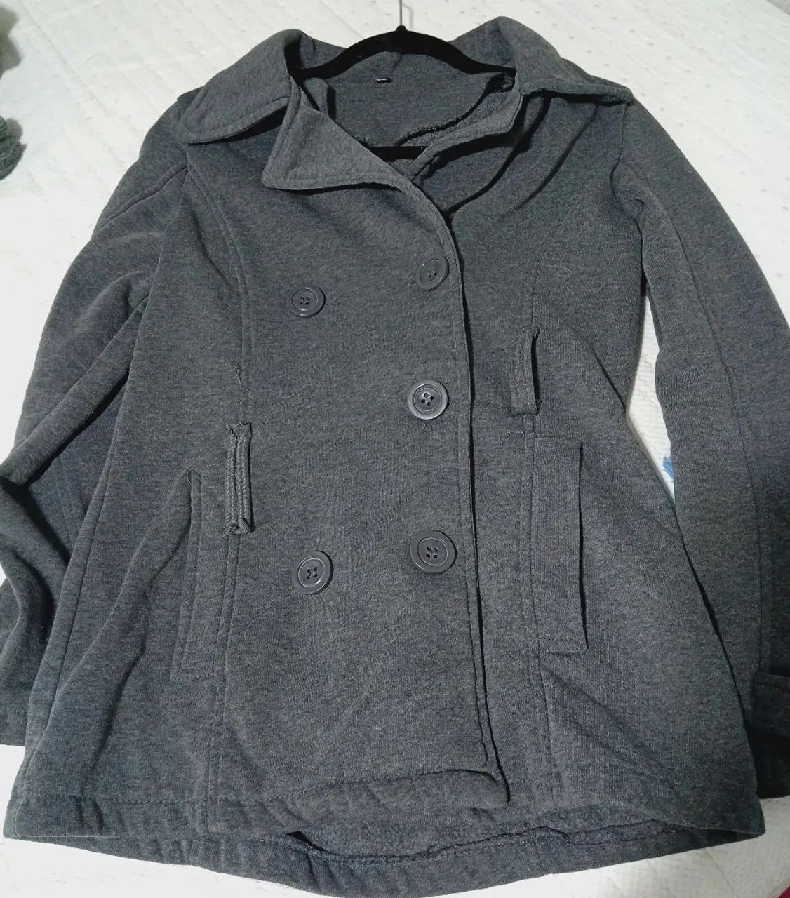 Casaco feminino cinza 