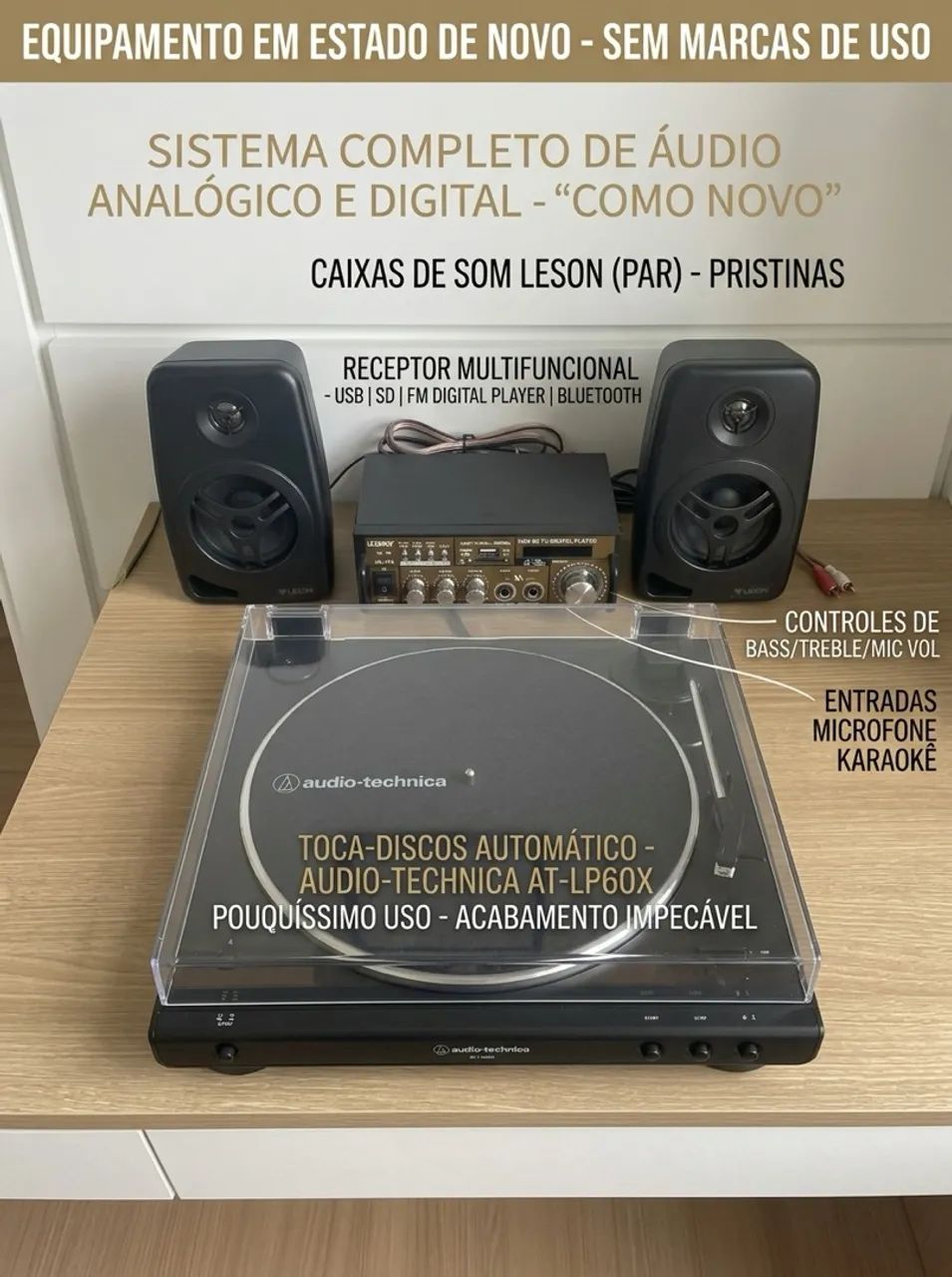 Toca disco LP 