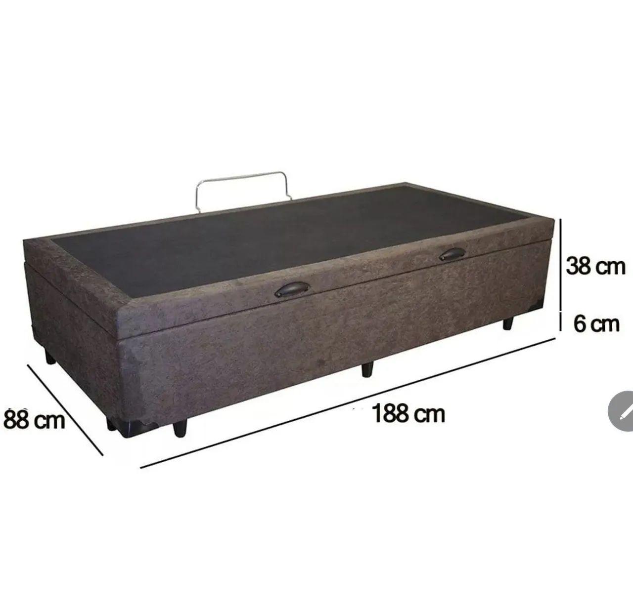 Base box baú solteiro  - Foto 2