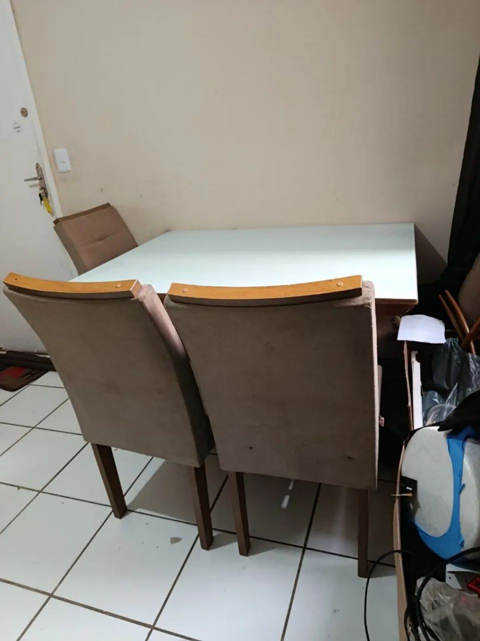 Mesa tampo de vidro  - Foto 2