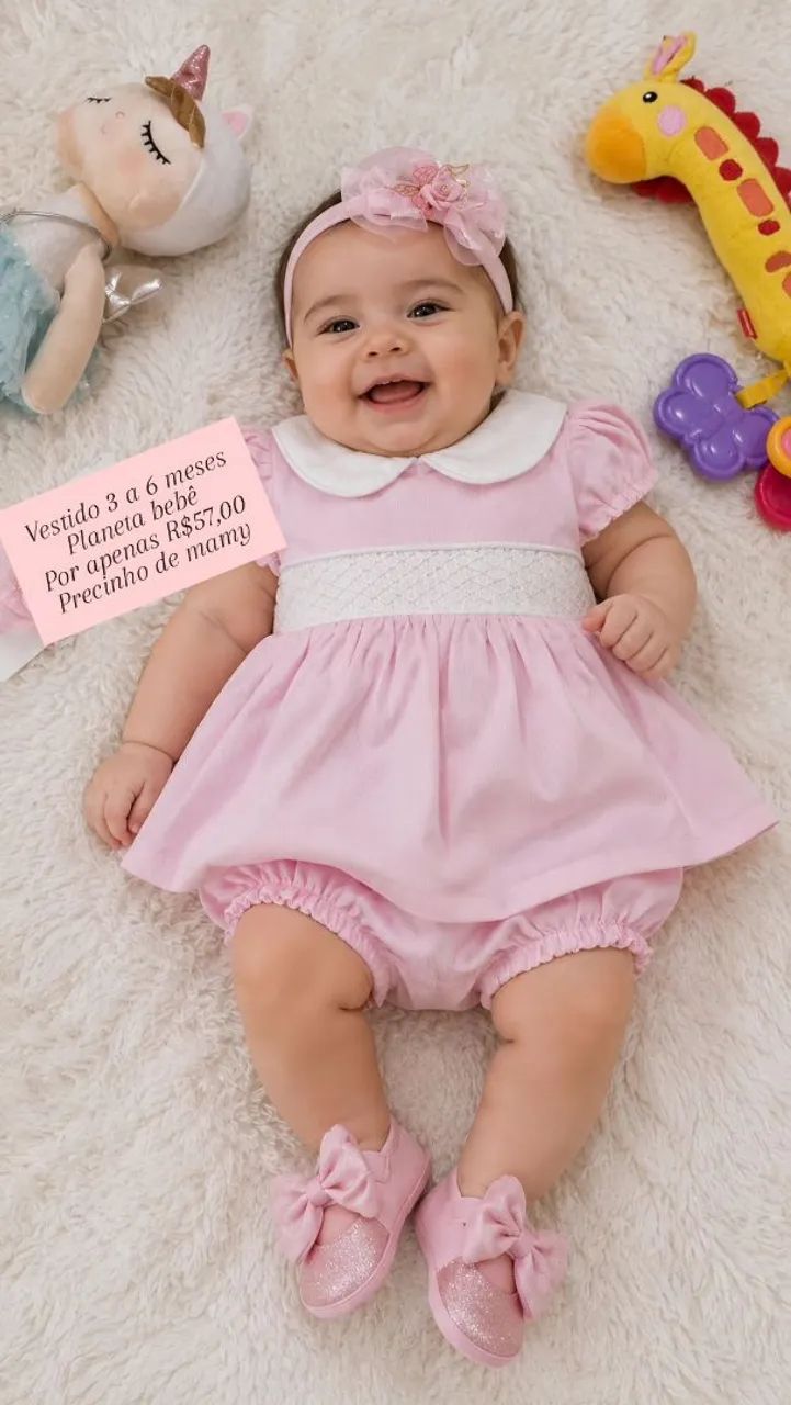 Romper de marca e novo 6 a 9 meses - Foto 2