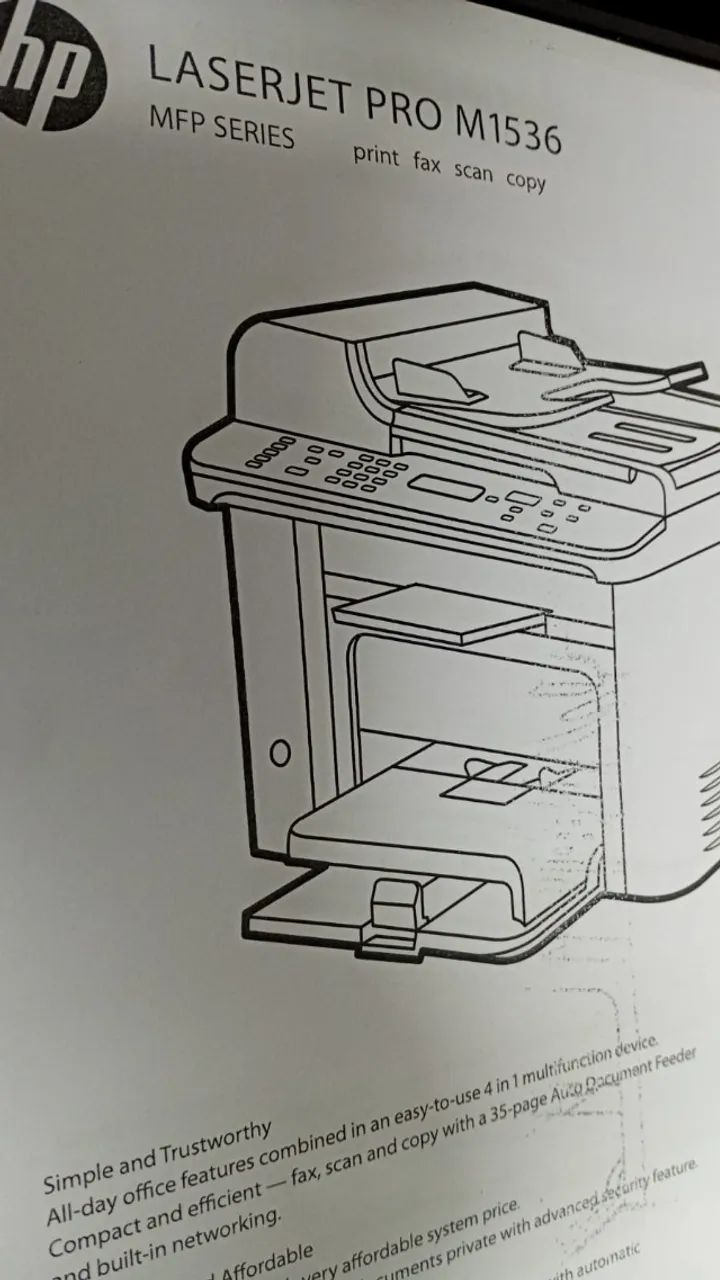 Impressora Laserjet M1536dnf Rede Duplex - Foto 4