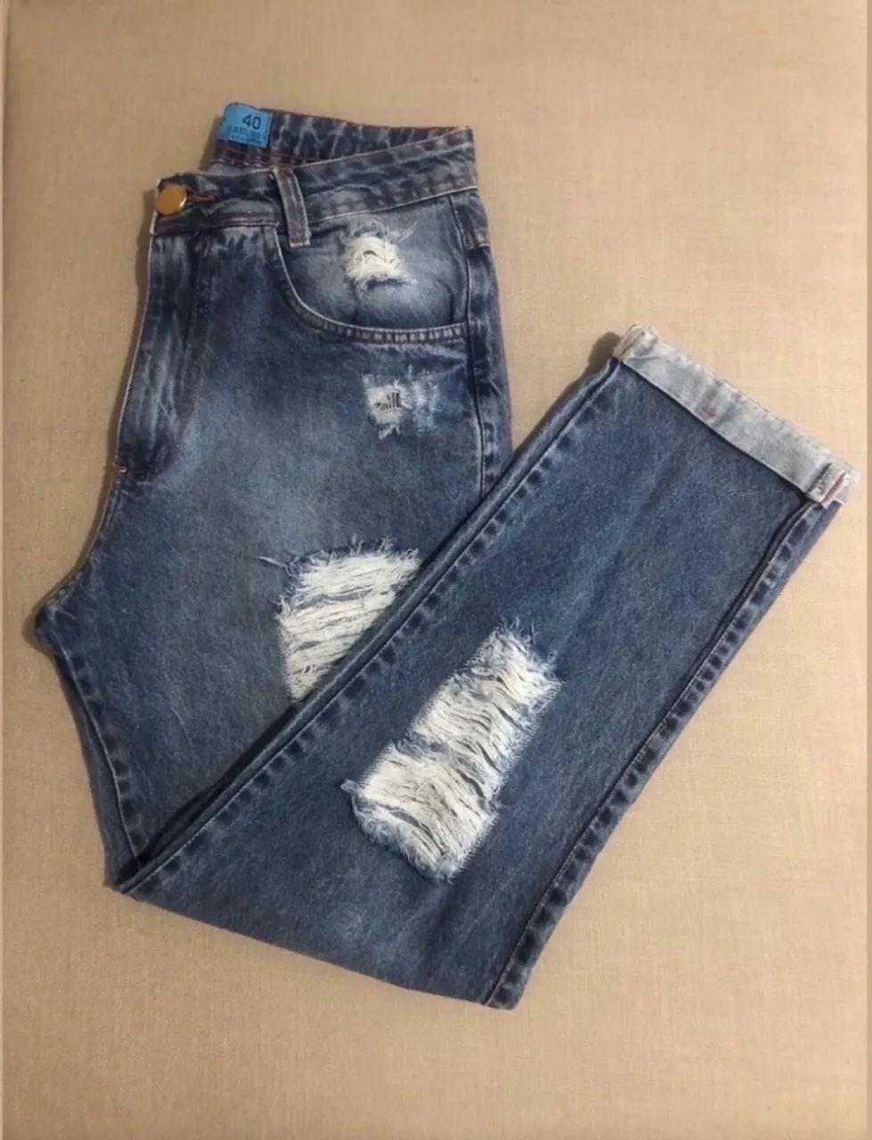 Calças Jeans Feminina número 40 - Foto 2
