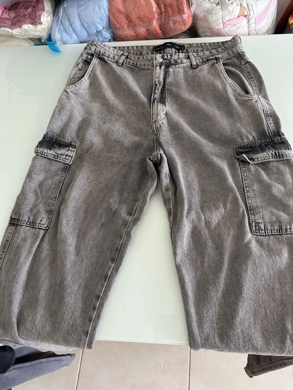 Calça baggy NOVA NÚMERO 44 - Foto 2