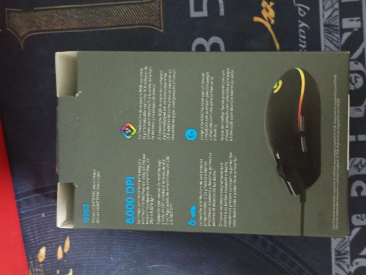 Mouse Logitech G203432209191104696322