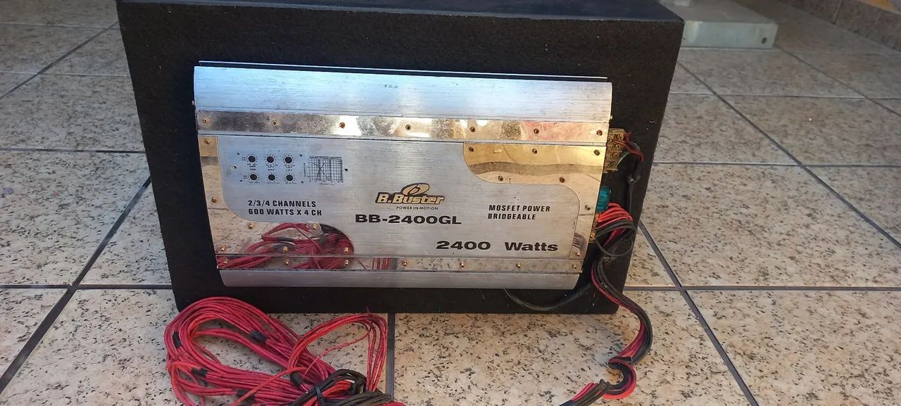 Caixa de Som Alto-falantes 12 Polegadas Buster Módulo 2.400 W - Foto 2
