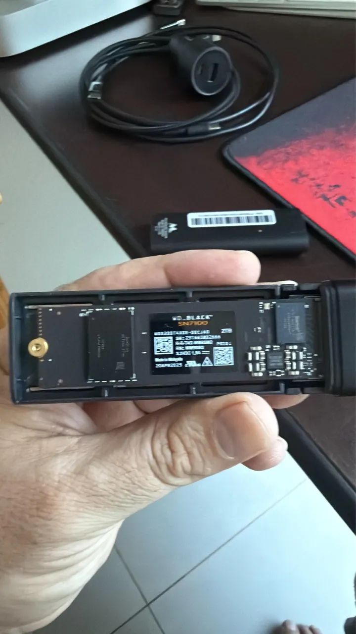 Ssd Wd Black Sn7100 M.2 2280 De 2tb Interface Pcie Gen 4.0 Preto - Foto 2