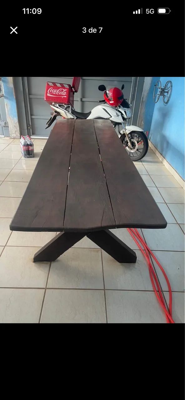 Mesa de madeira  - Foto 3