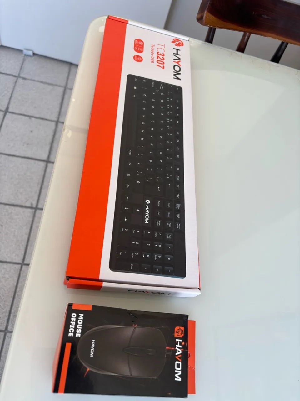 Kit Teclado e Mouse USB - Novos na Caixa - Foto 2