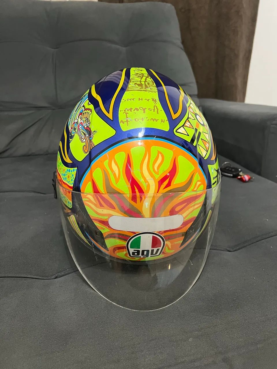 Capacete agv em ótimo estado raridade 