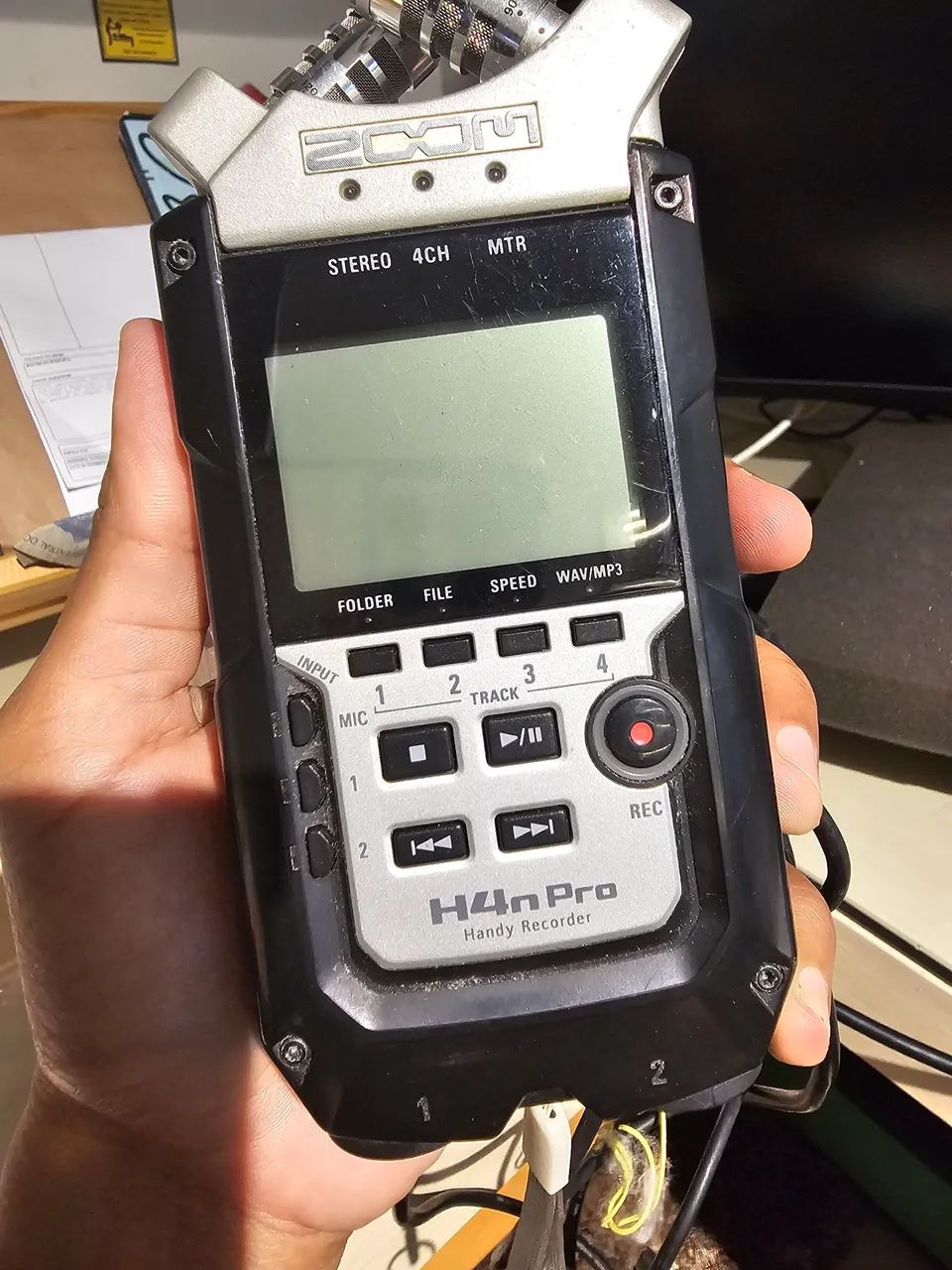 Interface de ÁUDIO H4n Por(podcast)