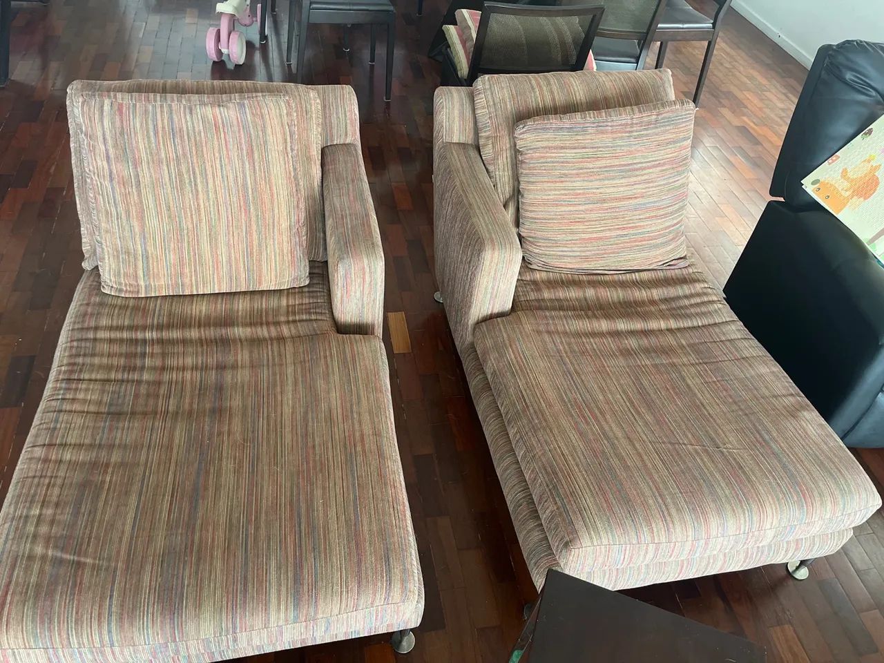Poltrona/Chaise vintage estofada  - Foto 4