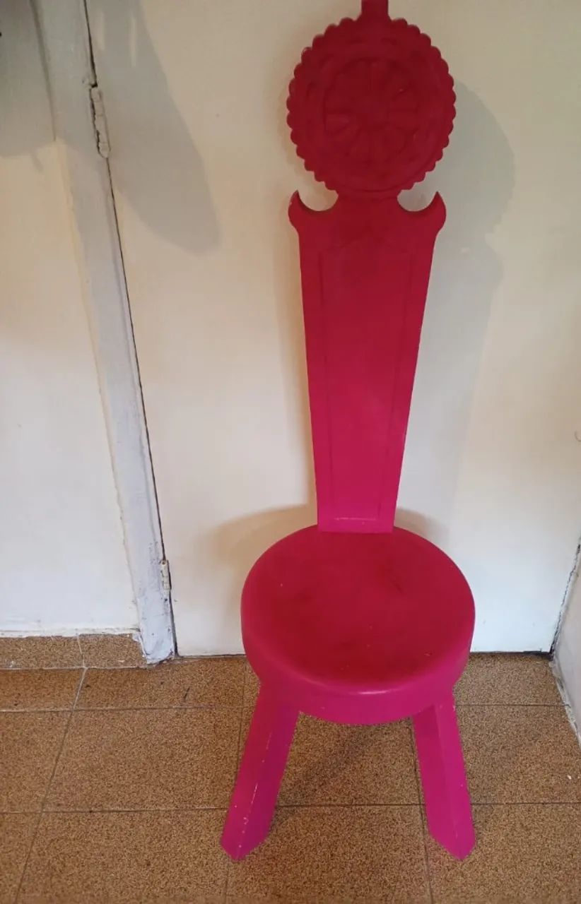Cadeira Vintage/Rosa - Foto 3