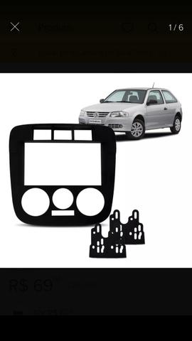Moldura dvd 2 Din vw gol Parati Saveiro G4 padrão Japonês - Temos do G3 tambem