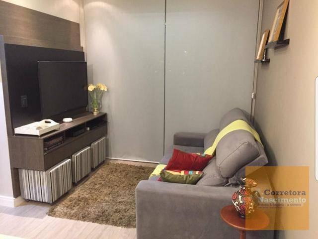 AP0964 - Apartamento com 2 dormitórios à venda, 56 m² por R$ 250.000 - Jardim das Indústri - Foto 2
