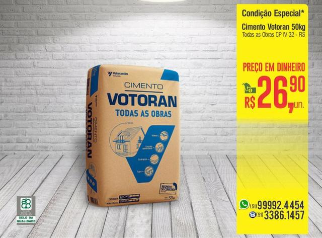 Cimento Votoran Todas as Obras - 50 Kg | Oferta! - Foto 2