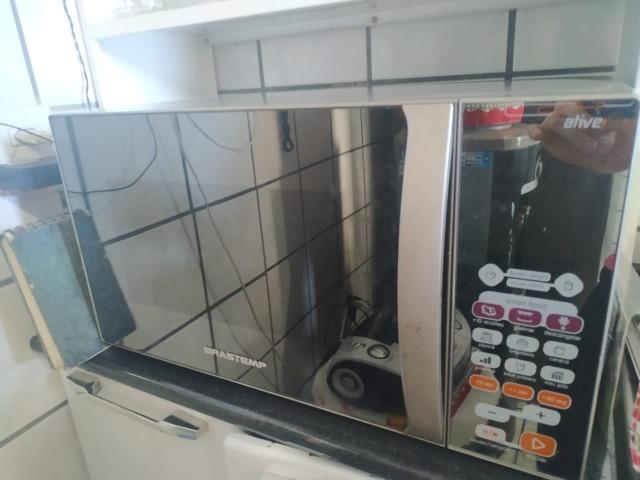 Microondas Brastemp Inox 38L 220V Semi Novo