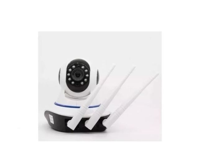 Camera IP Robô P2P 3 Antenas V380 Wi-Fi 720p Visão Noturna - Foto 3