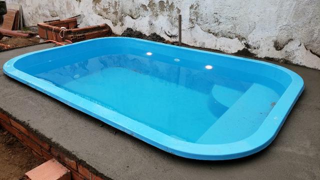 Piscina Fibra 3.00x2.00x1.00 ja instalada - Foto 5