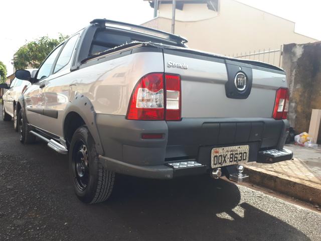 Strada workim 1.4 cd cabine dupla 4 pneus zeros completo 2013 - Foto 5