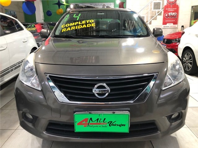NISSAN VERSA 2014 1.6 SL 16V FLEX 4P MANUAL