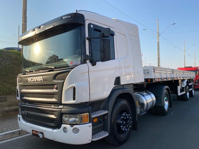 CONJUNTO SCANIA P-310 2009 + CARRETA 2 EIXO 2013 BRANCA