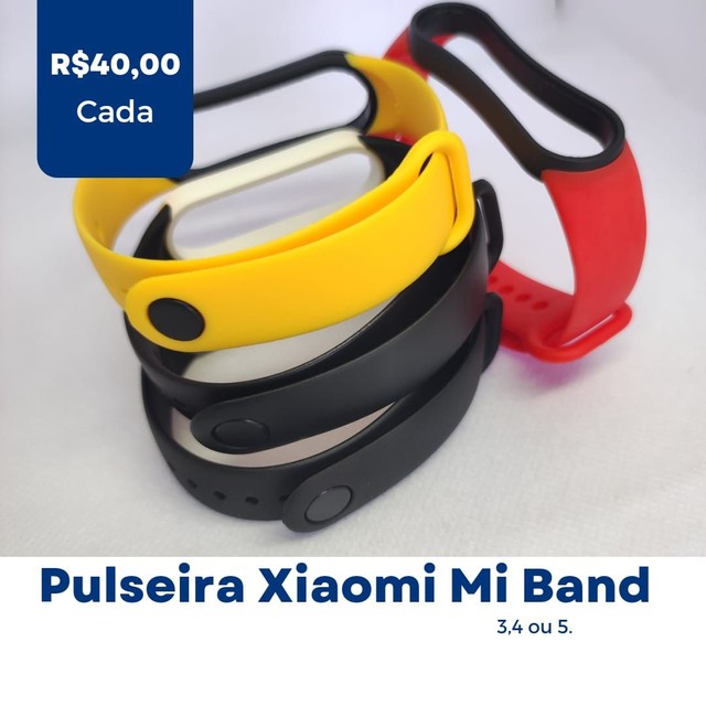 Pulseira para Miband 3,4 e 5