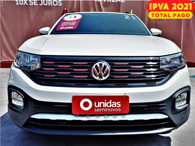 VOLKSWAGEN T-CROSS 2021 1.0 200 TSI TOTAL FLEX COMFORTLINE AUTOMÁTICO