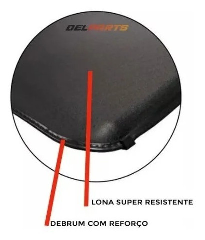 Capota Marítima Gm Montana 2011 2014 Até 2017 2018 C/ Trek - Foto 2