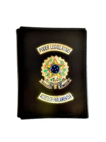 Carteira de couro para Assessor Parlamentar