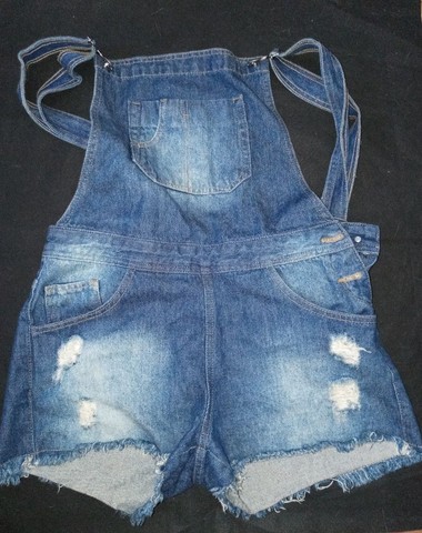  JARDINEIRA JEANS + SHORT JEANS  - Foto 2