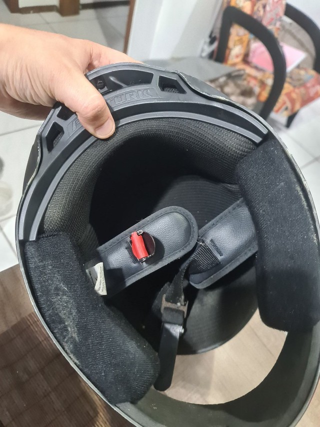 Capacete RB Pro Tork nro 58 / pouco uso! - Foto 5