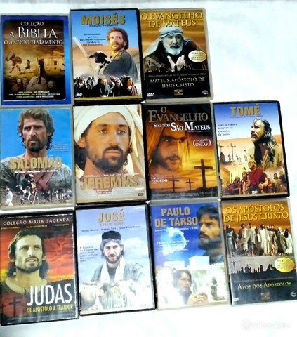 Coleção de Filmes Bíblicos 20 Dvds Originais