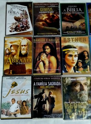 Coleção de Filmes Bíblicos 20 Dvds Originais