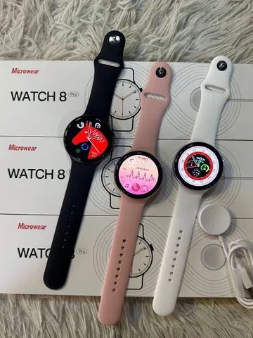 SMARTWATCH IWO W28 PRO REDONDO + BRINDES