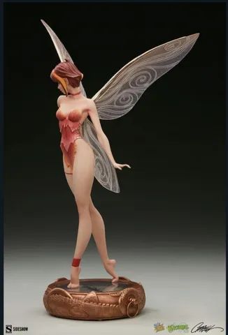 TinkerBell Fall Variant Fairytale Fantasies Sideshow Sininho Versão Outono  - Foto 3