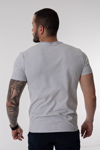 Camisas Cotton Masculinas Listradas - Foto 2